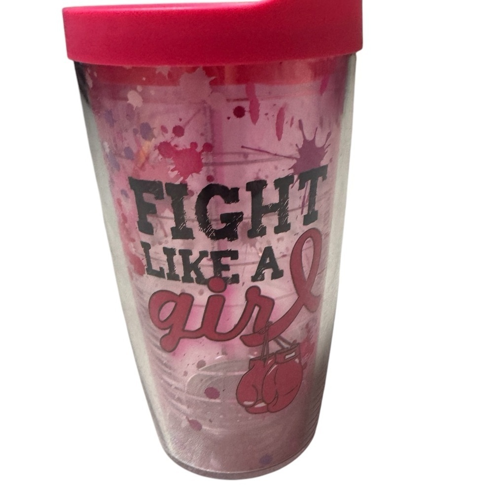 Tervis tumbler Fight like a Girl Breast Cancer Awareness
